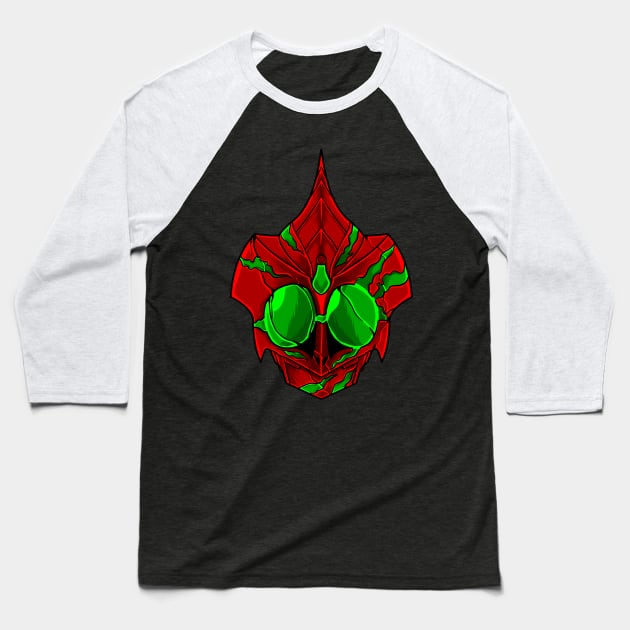 kamen rider amazon Baseball T-Shirt by Amartwork